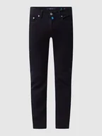 Spodnie męskie - Jeansy o kroju slim fit z dużym dodatkiem streczu model ‘Lyon’ — Futureflex - miniaturka - grafika 1