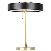Lampy stojące - COPEL LAMPA stołowa CG2000 BK klasyczna biurkowa stojąca Art Deco gabinetowa złota czarna - miniaturka - grafika 1