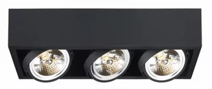 Kaspa Cube Lampa sufitowa 3-punktowa Czarny 70359302 - Lampy sufitowe - miniaturka - grafika 1