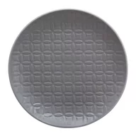 Talerze - Secret de Gourmet Talerz deserowy z ceramiki 21 cm kolor szary 154058A - miniaturka - grafika 1