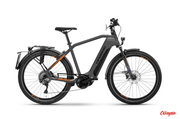 Rowery elektryczne - Haibike Trekking S 10 High Szary 2021 - miniaturka - grafika 1