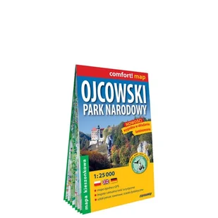 Ojcowski Park Narodowy kieszonkowa laminowana mapa turystyczna 1:25 000 - książka - Przewodniki - miniaturka - grafika 1