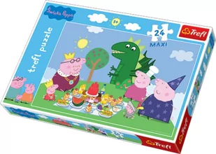 Trefl Puzzle 24 Maxi - Świnka Świnka Peppa Uczta - Puzzle - miniaturka - grafika 1