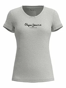Pepe Jeans New Virginia Ss N t-shirt damski, 933 szary Marl, XL - Koszulki i topy damskie - miniaturka - grafika 1