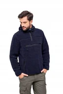 Bluzy męskie - BRANDIT BLUZA POLAROWA Z KAPTUREM BARANEK GRANATOWA 7XL JQA - miniaturka - grafika 1