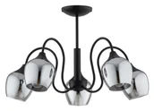 Lampy sufitowe - Julietta żyrandol 5xE27 czarny O3335 W5 CZA - miniaturka - grafika 1