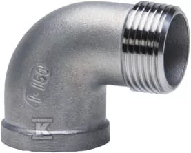 Kolanko gwintowane ze stali nierdzewnej 90° nakrętno - wkrętne 3/4" - Akcesoria hydrauliczne - miniaturka - grafika 1