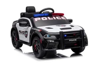 Tory, garaże, parkingi - Auto Na Akumulator Dodge Charger Policyjny Biało- Czarny - miniaturka - grafika 1