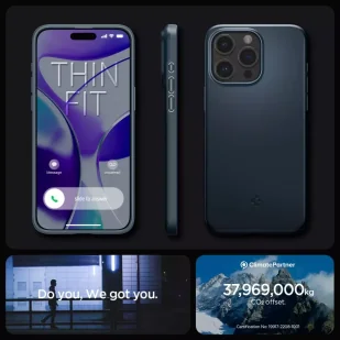 Etui Spigen Thin Fit do Apple iPhone 15 Pro Max Metal Slate - Etui i futerały do telefonów - miniaturka - grafika 16