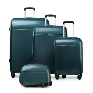 PUCCINI Zestaw WALIZEK Podróżnych + Kuferek PC Poliwęglan Polikarbon 4w1 - Walizki PUCCINI Zestaw WALIZEK Podróżnych + Kuferek PC Poliwęglan Polikarbon 4w1 - Walizki - miniaturka - grafika 1