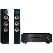 Zestawy stereo - Zestaw Stereo YAMAHA R-S202D + PURE ACOUSTICS Nova 8 Czarny - miniaturka - grafika 1