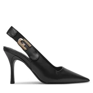 Sandały damskie - Sandały Furla Sign Slingback T.90 YG05SGN-BX2681-O6000-90294100 Czarny - miniaturka - grafika 1