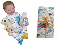 Lalki dla dziewczynek - REALISTYCZNA LALKA REBORN JAK ŻYWE DZIECKO 50CM PL - miniaturka - grafika 1