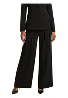 Spodnie damskie - Pantaloni palazzo a vita alta con pince Donna Imperial - miniaturka - grafika 1