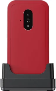 Doro Leva E22 Czerwony, Biały - Telefony komórkowe - miniaturka - grafika 1