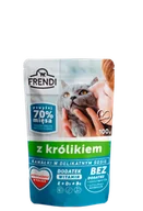 Mokra karma dla kotów - Frendi Frendi kawałki w delikatnym sosie z królikiem 100g 56468-uniw - miniaturka - grafika 1