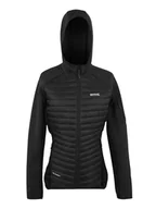 Kurtki i kamizelki sportowe damskie - Regatta Kurtka hybrydowa "Newhill" w kolorze czarnym - miniaturka - grafika 1