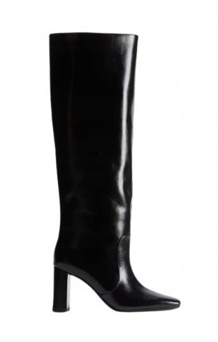H&M KOZAKI DAMSKIE CZARNE KLASYCZNE 38 1Y6I