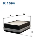 Filtry kabinowe - FILTRON Filtr kabinowy K1094 - miniaturka - grafika 1