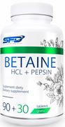 Produkty specjalne dla sportowców - SFD NUTRITION Betaine HCL + Pepsin 90+30tab gratis - miniaturka - grafika 1