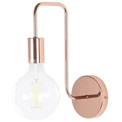 Lampy sufitowe - Beliani Lampa ścienna metalowa miedziana SAVENA - miniaturka - grafika 1