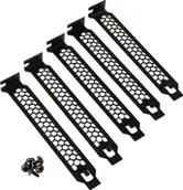 Akcesoria do komputerów stacjonarnych - Kolink Kolink PCI Slotblenden - 5 Stück, schwarz - miniaturka - grafika 1