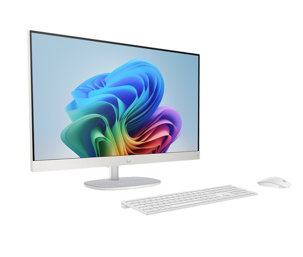 Komputer All-In-One HP 27-ct2002ns / C3VY6EA / Ryzen AI 7 / 32GB / 1TB / AMD Radeon / FullHD / Win 11 / Biały