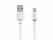 Listwy zasilające - Allocacoc allocacoc USBcable USB-C Flat biały 10453WT/USBCBC - miniaturka - grafika 1