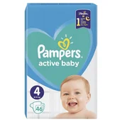 Pieluchy - pampers pieluchy rozmiar 4 9-14 kg 46 sztuk - miniaturka - grafika 1