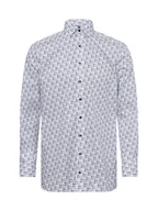 Koszule męskie - OLYMP Luxor modern Fit Koszula męska Mężczyźni Modern Fit Bawełna biały wzorzysty, 39 - miniaturka - grafika 1