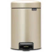 Kosze na śmieci - Brabantia Kosz na śmieci pedałowy NewIcon 3l szampański 304408 - miniaturka - grafika 1