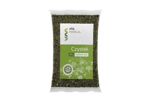 Herbamedicus CZYSTEK 100% suszony liść Cistus Incanus (150g) VitaMedicus - Przeziębienie i grypa - miniaturka - grafika 1