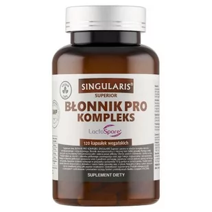 SINGULARIS Błonnik Pro Kompleks LactoSpore, 120kaps. - Leki dla diabetyków - miniaturka - grafika 1