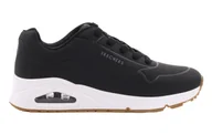 Buty sportowe damskie - Buty Skechers Uno Stand On Air 310024L-BLK niskie czarne 35,5 - miniaturka - grafika 1