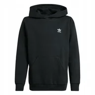 Bluzy dla dziewczynek - ADIDAS BLUZA DZIECIĘCA Z KAPTUREM CZARNA IW3500 164 - miniaturka - grafika 1