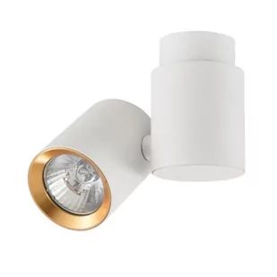 Light Prestige Boston 1 biały z złotym ringiem LP-741/1W WH/GD - Lampy ścienne - miniaturka - grafika 1