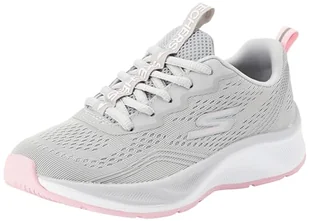 Skechers Girls, Kapcie, Szary Mesh/Pink Trim, 35 EU, Szary Mesh Pink Trim, 35 EU - Kapcie damskie - miniaturka - grafika 1