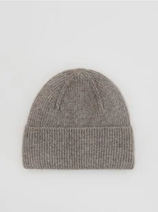 Reserved - Czapka beanie - brązowy - Czapki damskie - miniaturka - grafika 1