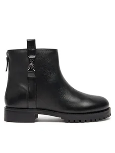 Patrizia Pepe Botki 8Y0104/L034-FB30 Czarny - Botki damskie - miniaturka - grafika 1