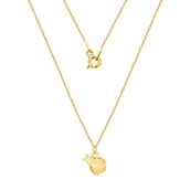 Naszyjniki - Złoty naszyjnik z biedronką - miniaturka - grafika 1