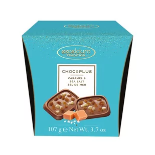 P.EXCEL CHOC&PLUS MILK SŁ.KARMEL 107G - Bombonierki i czekoladki - miniaturka - grafika 1