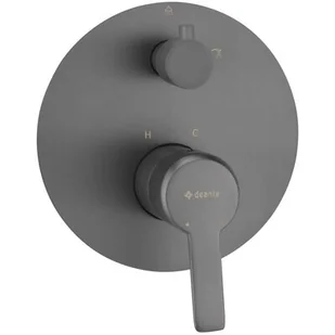 Deante Arnika bateria wannowo-prysznicowa podtynkowa titanium BQAD44P BQA_D44P - Baterie podtynkowe - miniaturka - grafika 1
