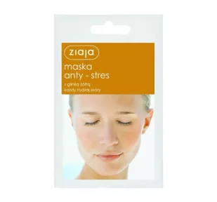 Ziaja Maska anty-stres glinka żółta 7ml - Maseczki do twarzy - miniaturka - grafika 3