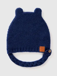 Benetton Czapka w kolorze granatowym - Czapeczki dla niemowląt - miniaturka - grafika 1