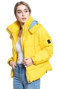 Lee Puffer Jacket Damska Kurtka Zimowa Lemon Zest L56Vummm -L - Kurtki damskie - miniaturka - grafika 1