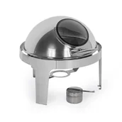 Pojemniki i kosze gastronomiczne - Brytfanna okrągła z okienkiem, 477 x 468 x 448 mm, 6 l - miniaturka - grafika 1