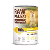 Mokra karma dla psów - Raw Paleo Turkey&Cod Puppy Can 400g - miniaturka - grafika 1