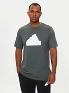 Koszulki męskie - adidas T-Shirt Future Icons Badge of Sport IZ1623 Zielony Regular Fit - miniaturka - grafika 1