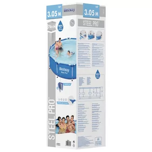 Bestway Basen stelażowy 56677 305x76cm 5w1 126243 - Baseny ogrodowe - miniaturka - grafika 4