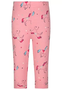 SALT AND PEPPER Dziewczęce legginsy Capri Horses AOP, różowe, normalne, Rosa, 122 cm - Legginsy - miniaturka - grafika 1